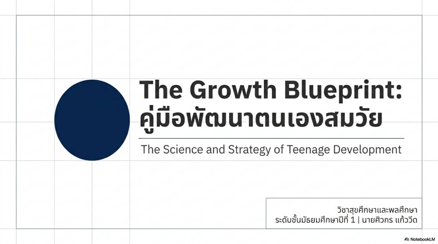 ปกสื่อ Teen Growth Blueprint